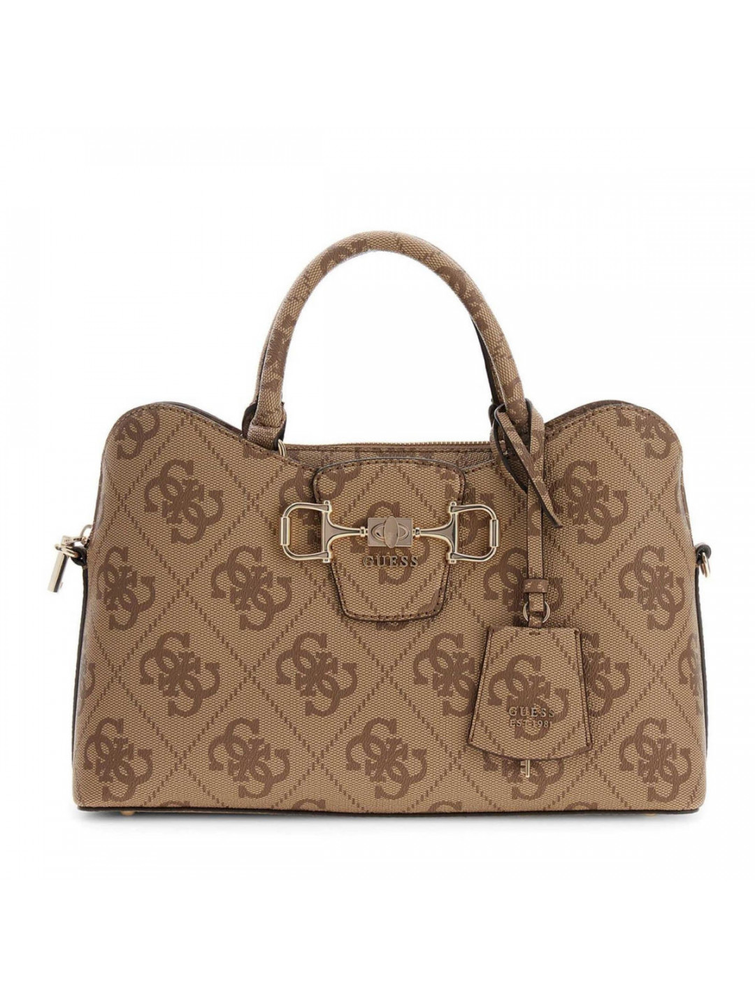 Guess dámská elegantní kabelka do ruky – hnědá – One size